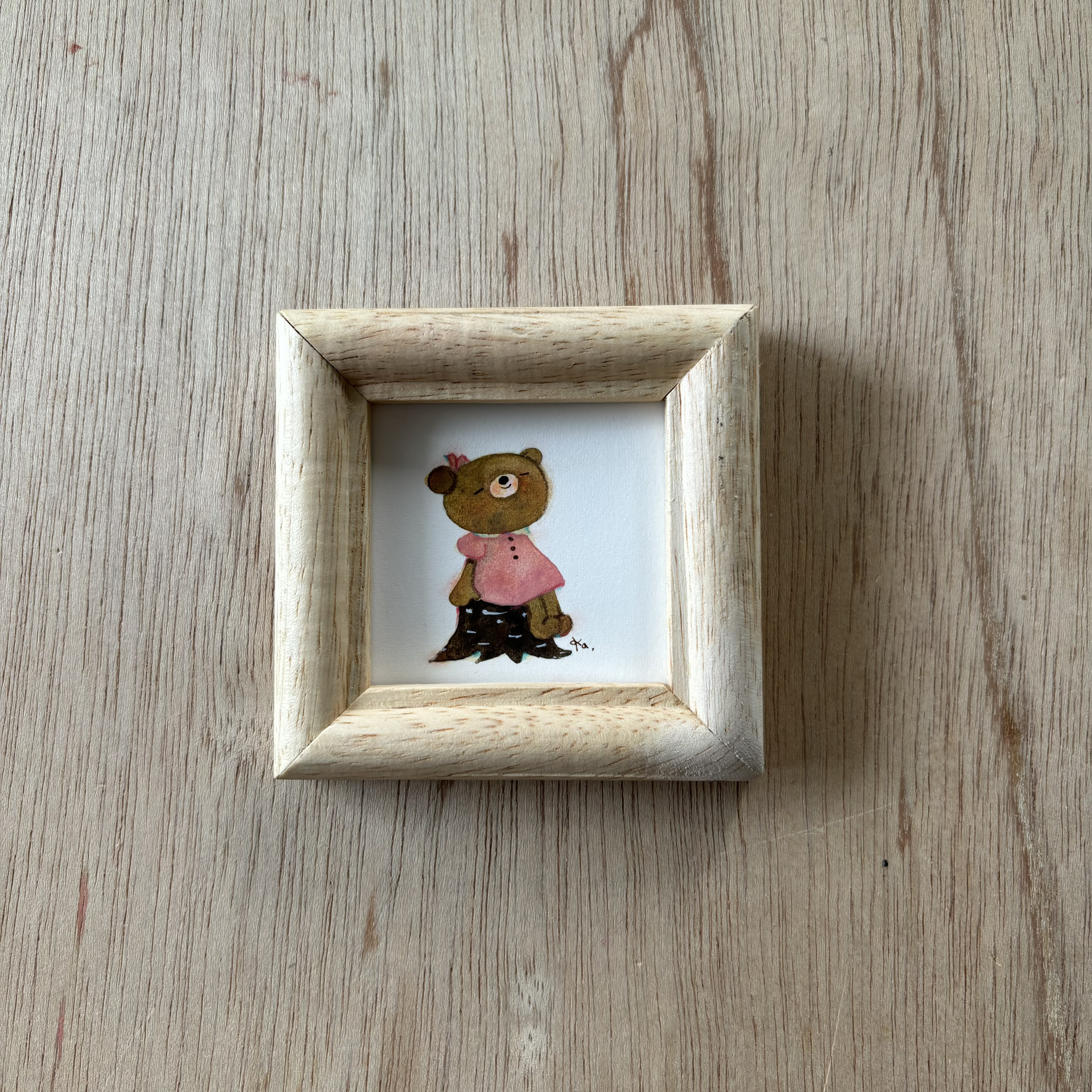 「優しい木」ミニ額　原画 6,860円