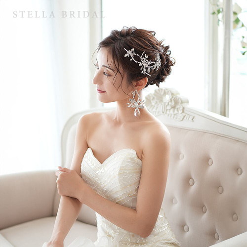 スワロ使用 フローラルチャームの小枝ヘッドドレス Bliss - ブリス II 