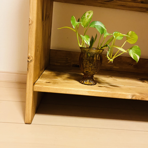 ハンドメイド　棚　ラック　シェルフ　観葉植物置き　オーダー受け付けます。 ハンドメイド 棚 ラック シェルフ 観葉植物置き オーダー