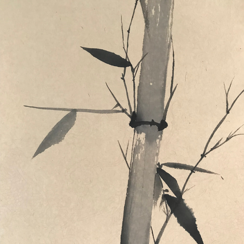竹 小鳥 掛け軸 絵画 花鳥 絵画 こたつ 通販 17920348｜Creema