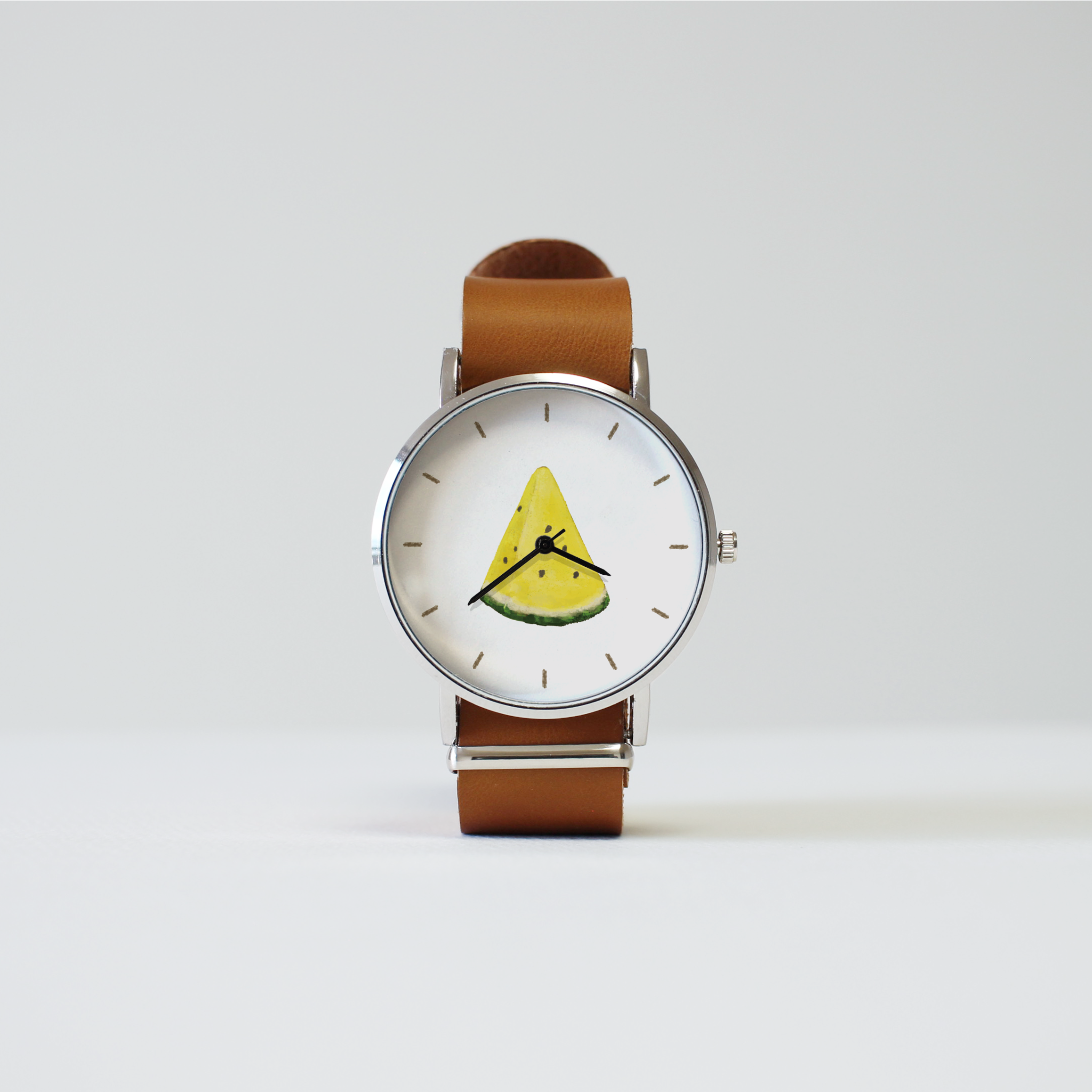 スイカ（カット）きいろの腕時計