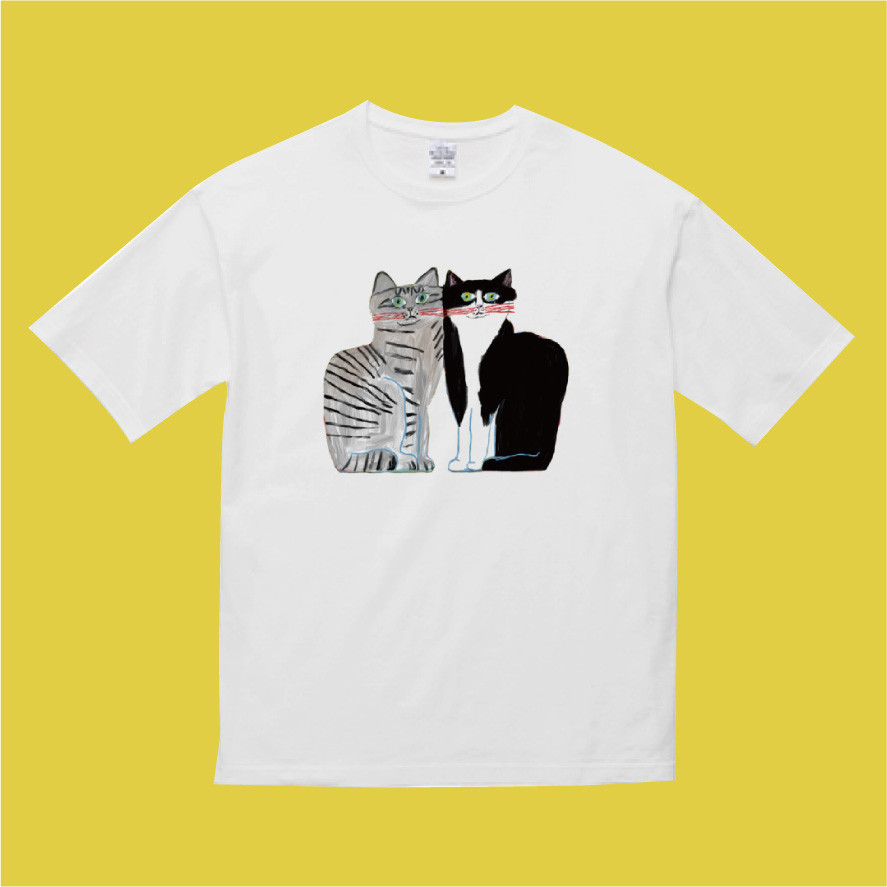 『すりすり』ビッグシルエットTシャツ　送料無料