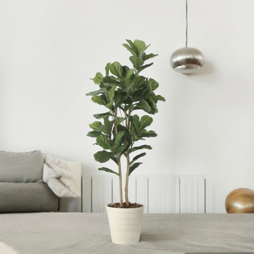 光触媒人工観葉植物ウォールグリーンフェイクグリーンカシワバゴム1.8