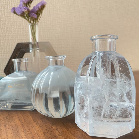 2液性レジン　一輪挿し　花瓶　インテリア　 4枚目の画像