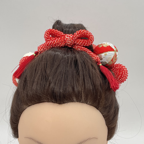 ❤ ちんころ かのこ 鹿の子 赤 和玉13本セット 木目込み鞠 七五三 753