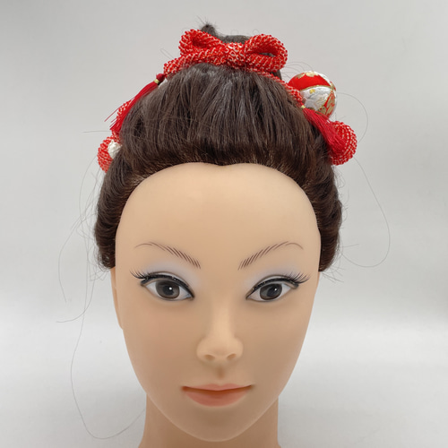 髪飾りセット マムにかのこ玉 房付き 髪飾りセット マムにかのこ玉 房付き | 髪飾り,大きめ髪飾り