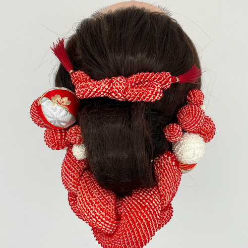 ❤ ちんころ かのこ 鹿の子 赤 和玉13本セット 木目込み鞠 七五三 753