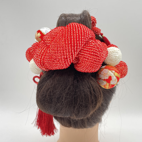 ❤ ちんころ かのこ 鹿の子 赤 和玉13本セット 木目込み鞠 七五三 753