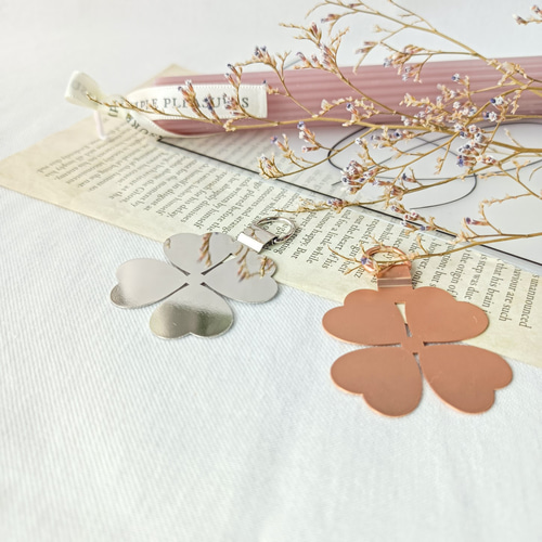 1枚】クローバー 四つ葉 ステンレス製 スマホ用 ストラップ プレード