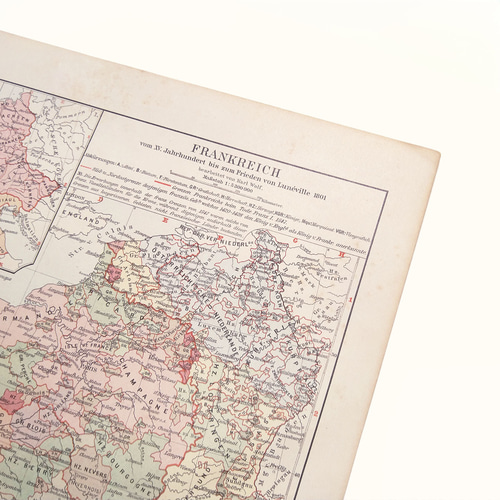 18世紀古地図「フランス」 / Antique Map 