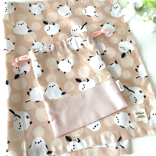 ♪NEW♪♡40×60㎝・もふもふシマエナガ☆大判ランチセット♡しまえなが