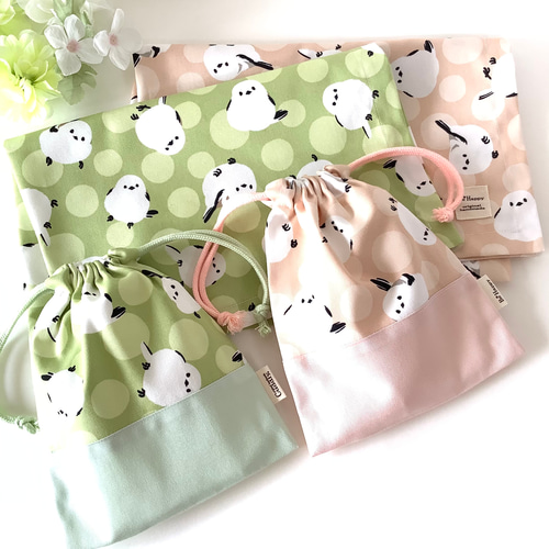 ♪NEW♪♡40×60㎝・もふもふシマエナガ☆大判ランチセット♡しまえなが
