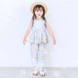Kids “Buono! “クロワッサン柄Tシャツ/海外生地/刺繍/ 子供服