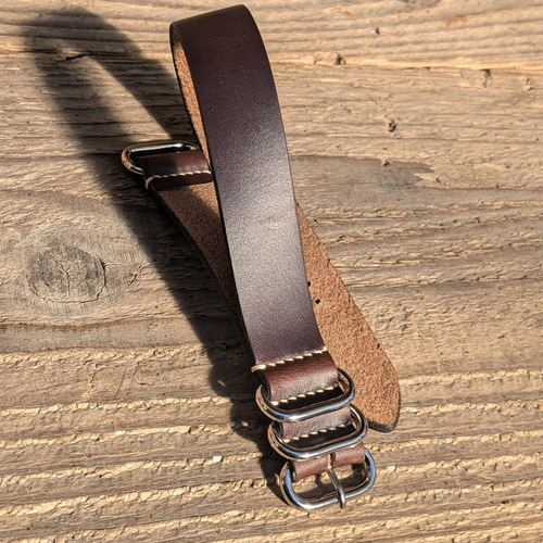 NATOスタイル | ホーウィンクロムエクセルレザー |クラシックステッチ