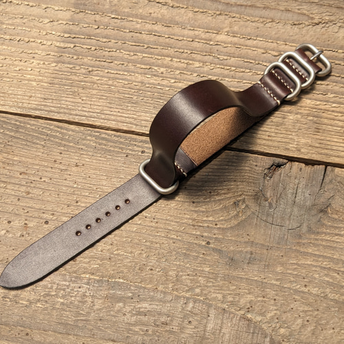 NATOスタイル | ホーウィンクロムエクセルレザー ブラウン 時計ベルト