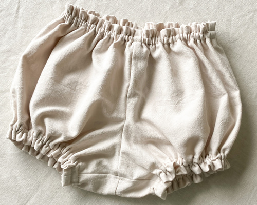 選べる7色】フリルかぼちゃパンツ ブルマ ズボン 80〜90 コットン100