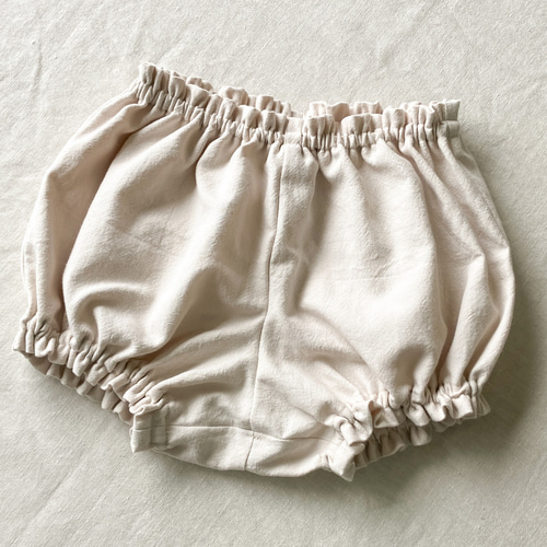 選べる7色】フリルかぼちゃパンツ ブルマ ズボン 80〜90 コットン100
