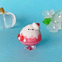 シマエナガ❁⃘*.゜レジンクリームケース イチゴ シマエナガ❁⃘*.゜レジンクリームケース イチゴ