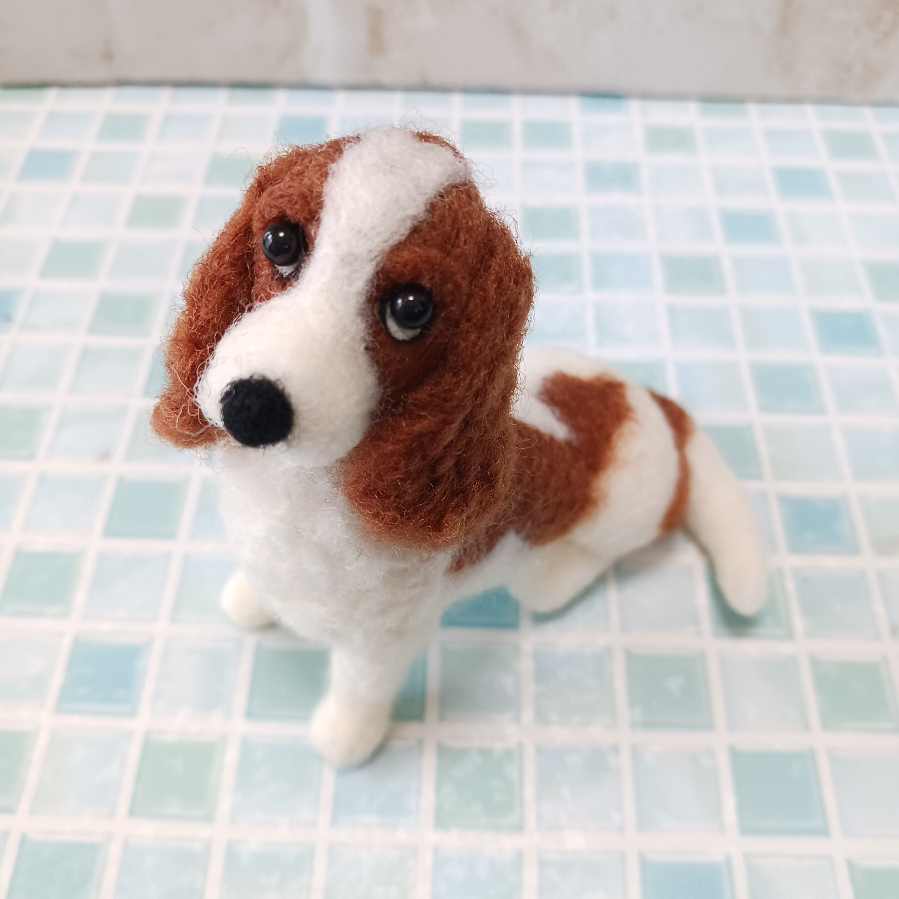 羊毛フェルト シベリアン・ハスキー ハンドメイド｜kyouei