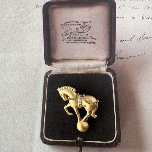 ANIMAL NOBLE》夢みる馬のサーカス真鍮ブローチ ブローチ lemon room