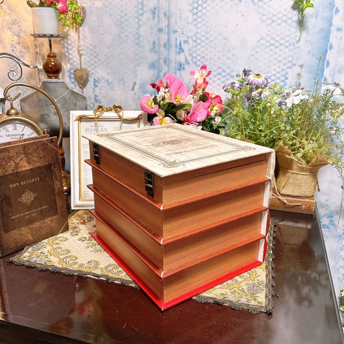 アンティークな部屋 Secret book（４段） アクセサリーボックス アンティークな部屋 Secret book（4段） アクセサリーボックス