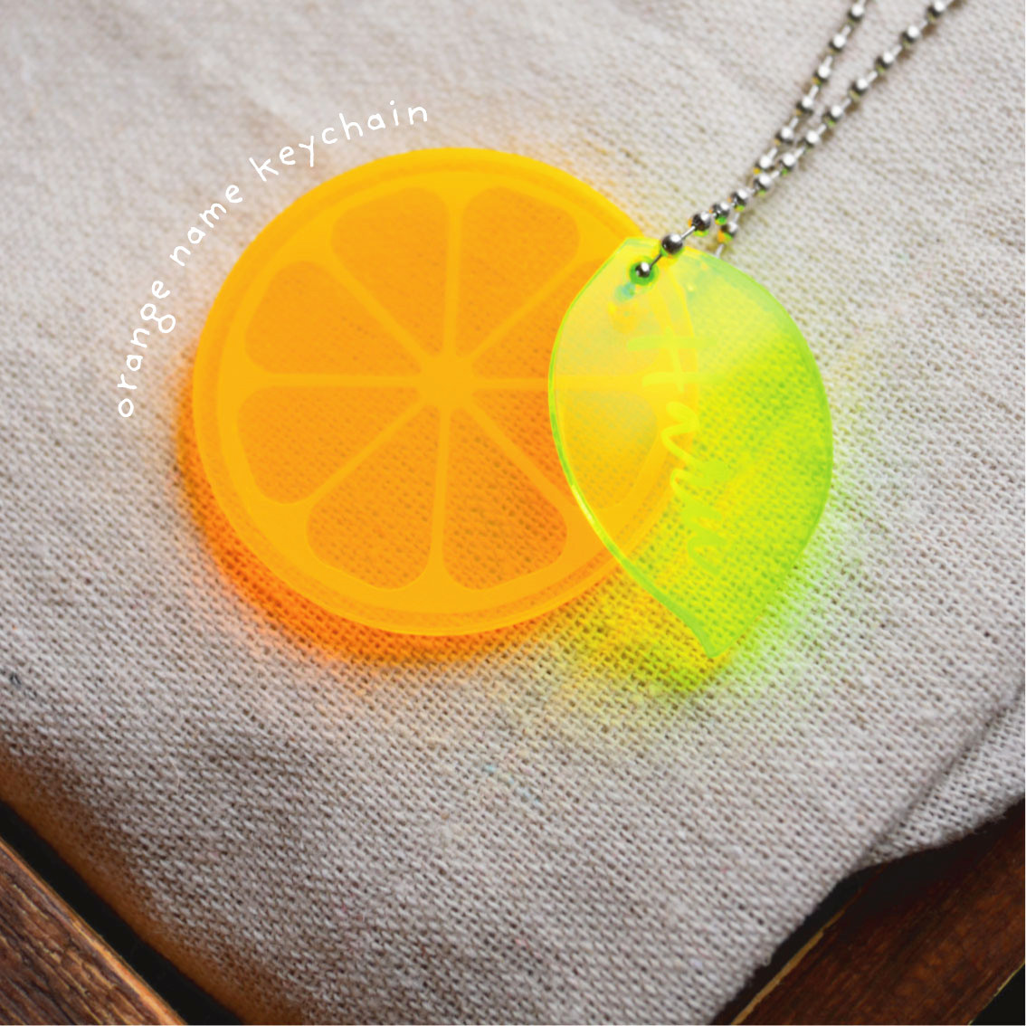 キーホルダー・アクリルキーホルダー ORANGE