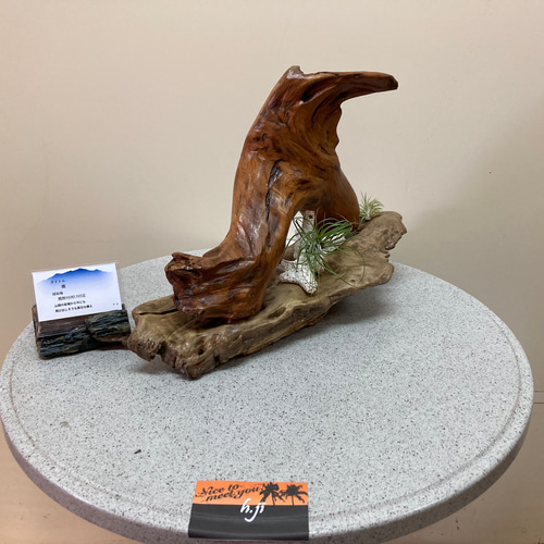 流木オブジェ(タイトル)鷹 その他インテリア雑貨 ヒデ爺の工房 通販