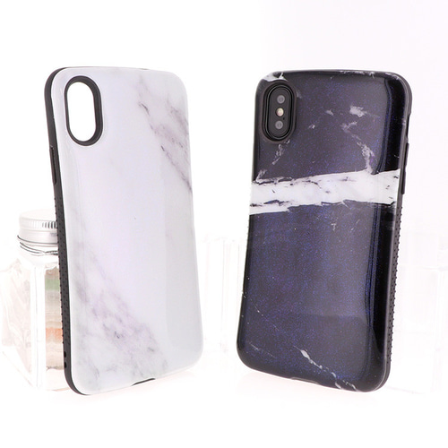 シックな大理石 耐衝撃ケース 送料無料 スマホケース iPhone Android