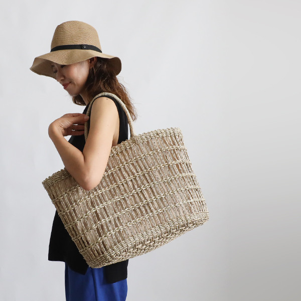 手編み かごバッグ 天然素材 オーダーメイド ごま様専用