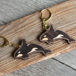 木製キーホルダー シャチ キーホルダー tanakazougeten 通販 17922929