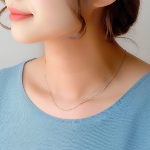 冬のおしゃれに♡つけっぱなし K10 ピンクゴールド シンプル 華奢