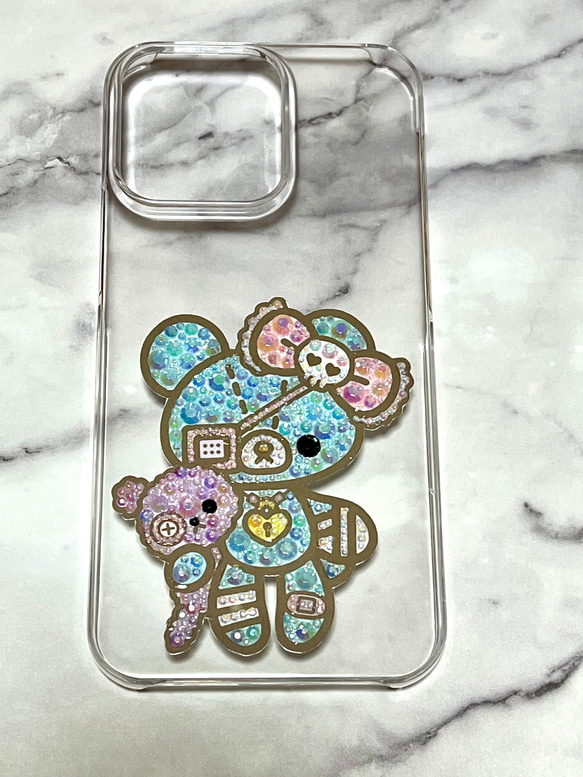 ワンポイント✿オーダーメイド✿スマホケース✿デコアート✿全機種対応 3枚目の画像