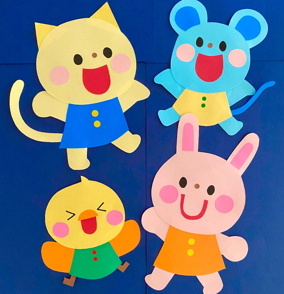 春夏秋冬 動物 壁面 保育教材 その他素材 minju 通販 17923441｜Creema