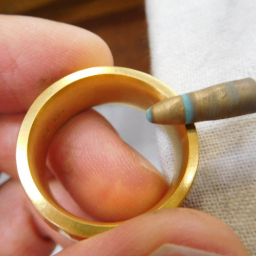 純金 リング 指輪 手作り 鍛造 オーダーメイド 24k 24金 k24