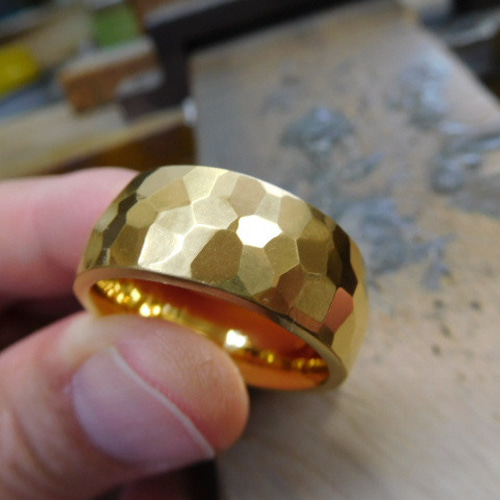 純金 リング 指輪 手作り 鍛造 オーダーメイド 24k 24金 k24