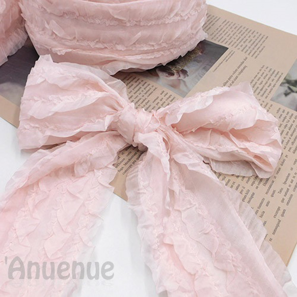 美品 FURFUR シフォンフリル衿リボンブラウス ピンク サイズF*CD89 270855-11.jpg?fitin=272:272