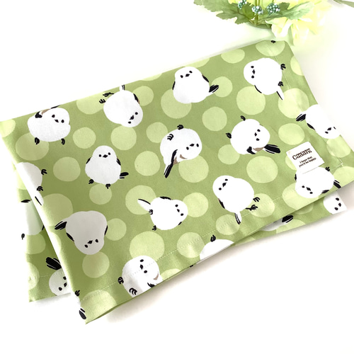 ♪NEW♪♡40×60㎝・もふもふシマエナガ☆大判ランチセット♡40×60