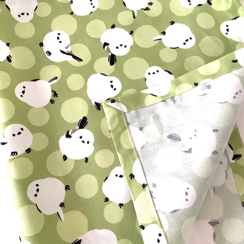 ♪NEW♪♡40×60㎝・もふもふシマエナガ☆大判ランチセット♡40×60