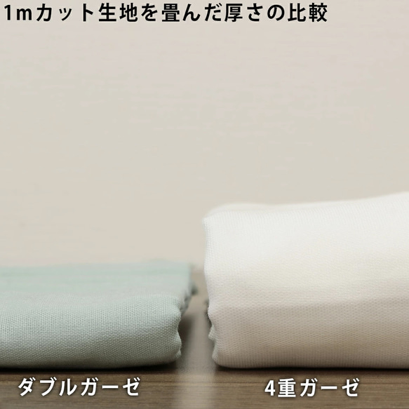 【補貨啦！ 】超柔軟四層紗布，純色，2種顏色可選 | 50厘米/件 I_163 [1米裝，Nekopos快遞] 米白色 | 白色 第5張的照片