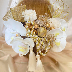 ドライフラワー プリザーブドフラワー ヘッドドレス ヘッドパーツ 結婚