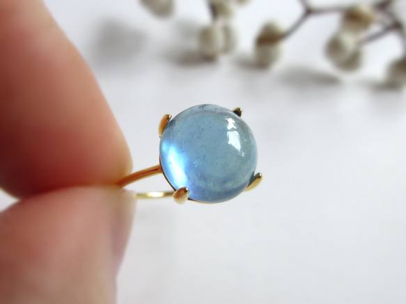 アクアマリン リング 11号 10K 鑑定書付き アクアマリン 8.074ct 指輪 プラチナ リング ダイヤ 0.083ct 中央宝石