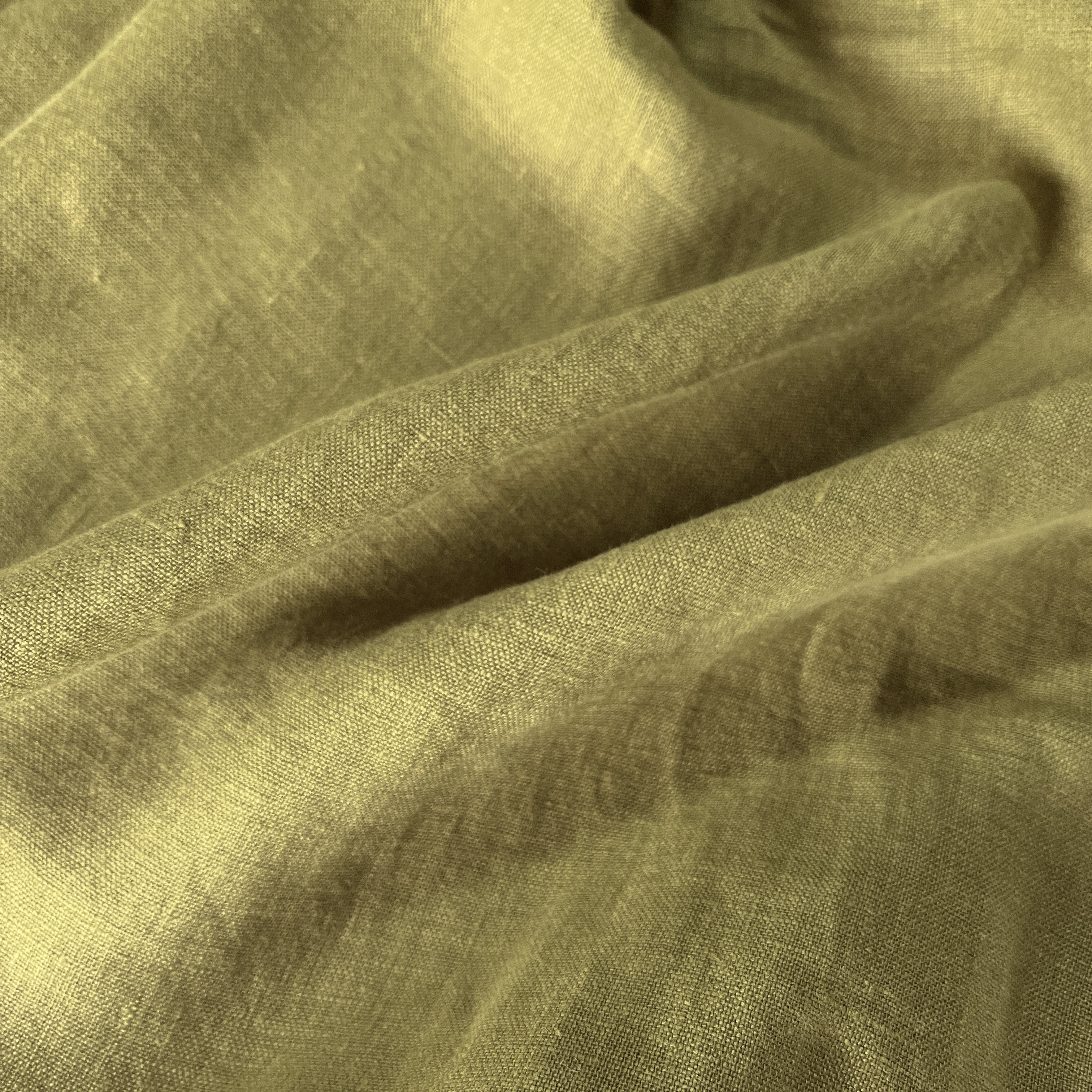 リネン生地 リネン100% 普通〜中厚 でっかく ブラック6m延長可能 