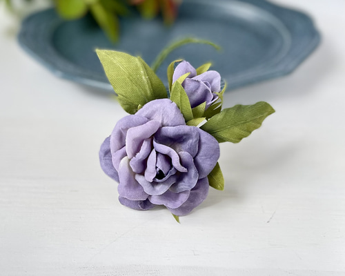 フランスアンティーク　布花　コサージュ　エクリュ ☆すずらん 布花 コサージュ フランスアンティーク | mamantique