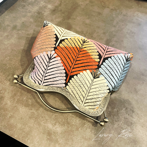 大松♡粋で可愛くカッコよく！お洒落な新品西陣織帯地で人気のブラック