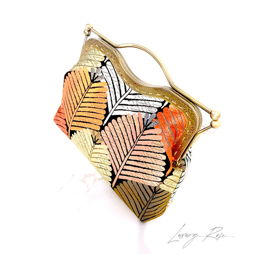 大松♡粋で可愛くカッコよく！お洒落な新品西陣織帯地で人気のブラック