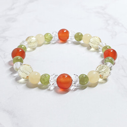 【Chikarin】希少ファイヤーアゲートゴムブレスレット Chikarin】希少ファイヤーアゲートゴムブレスレット Chikarin様