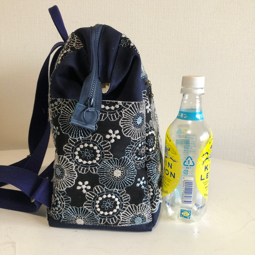 大人のリュック 紺系刺繍 リュック・バックパック tumugi 通販｜Creema 