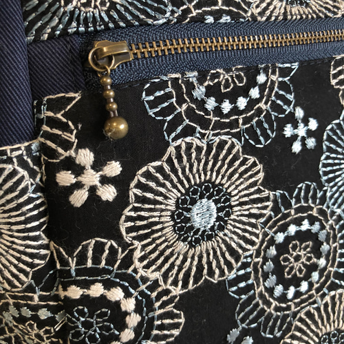 大人のリュック 紺系刺繍 リュック・バックパック tumugi 通販｜Creema 