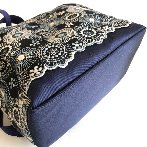 大人のリュック 紺系刺繍 リュック・バックパック tumugi 通販｜Creema 