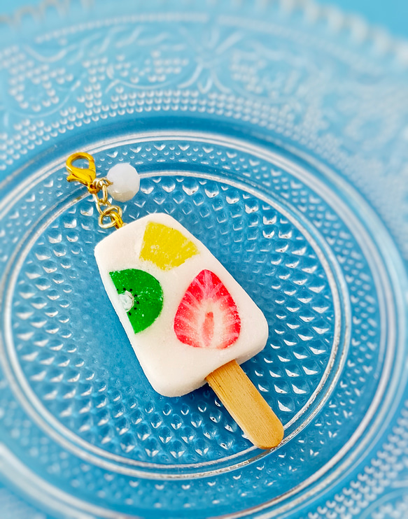 Qpot.　ハチミツレモンアイスキャンディーキーホルダー ハチ ト ミツ ト レモン | Q-pot. ONLINE SHOP Qpot. ハチミツレモン
